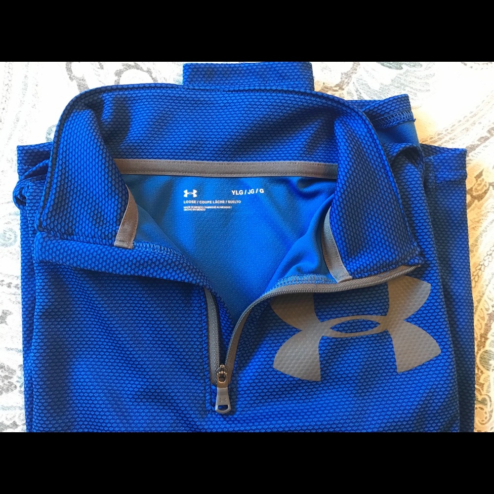Boys Under Armour 3/4 zip pullover
